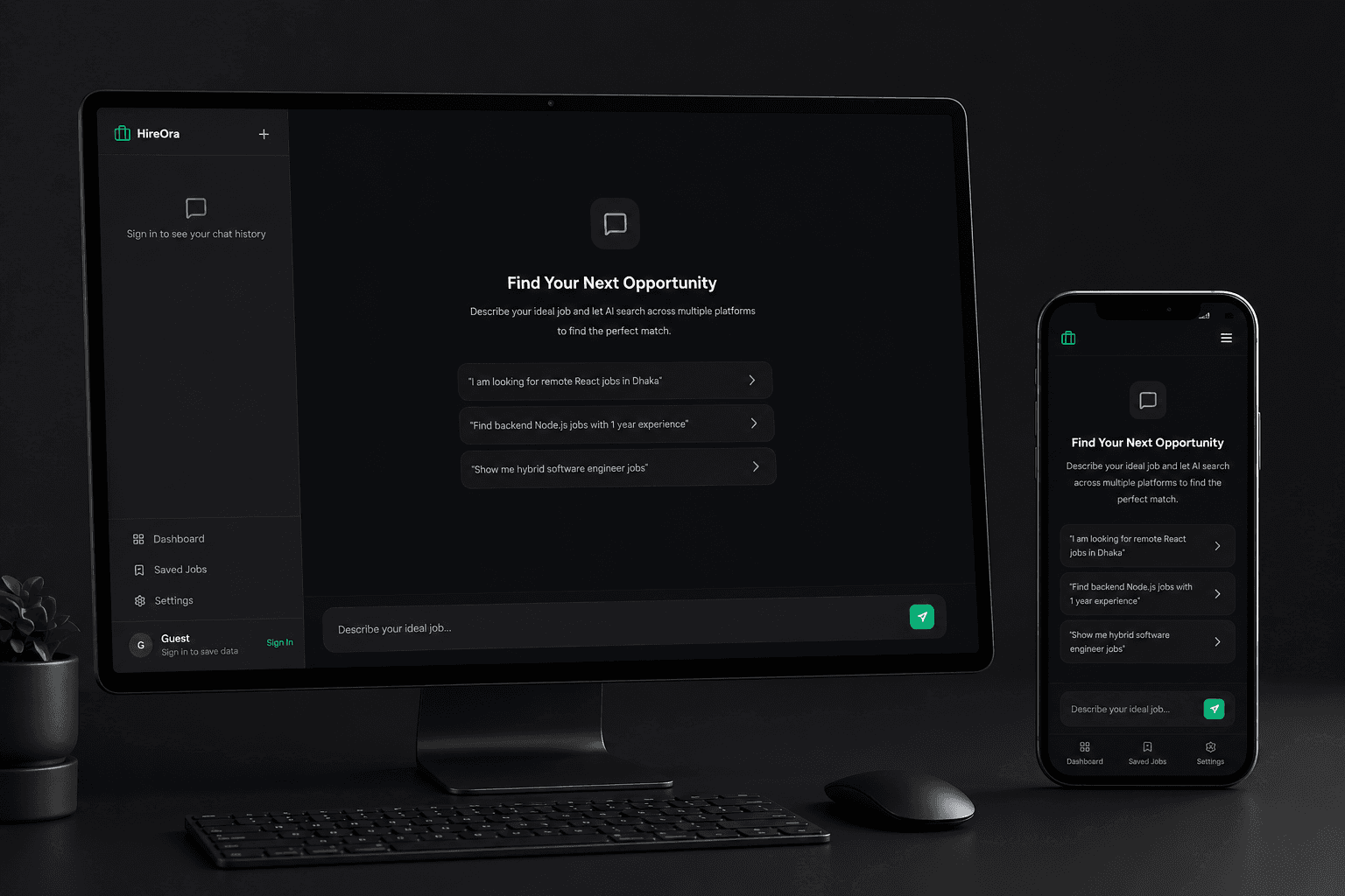 HireOra AI Agent screenshot